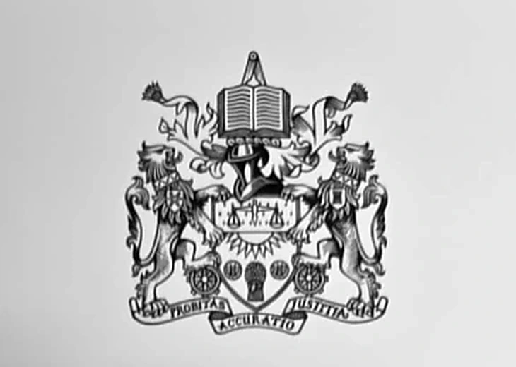Coat of arms appearing on Vijay Padayachee’s CIMA membership certificate